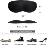 Dr. Foot'S Heel Grips for Men and Women, Self-Adhesive Heel Cushion Inserts Prevent Heel Slipping, Rubbing, Blisters, Foot Pain, and Improve Shoe Fit (Black)