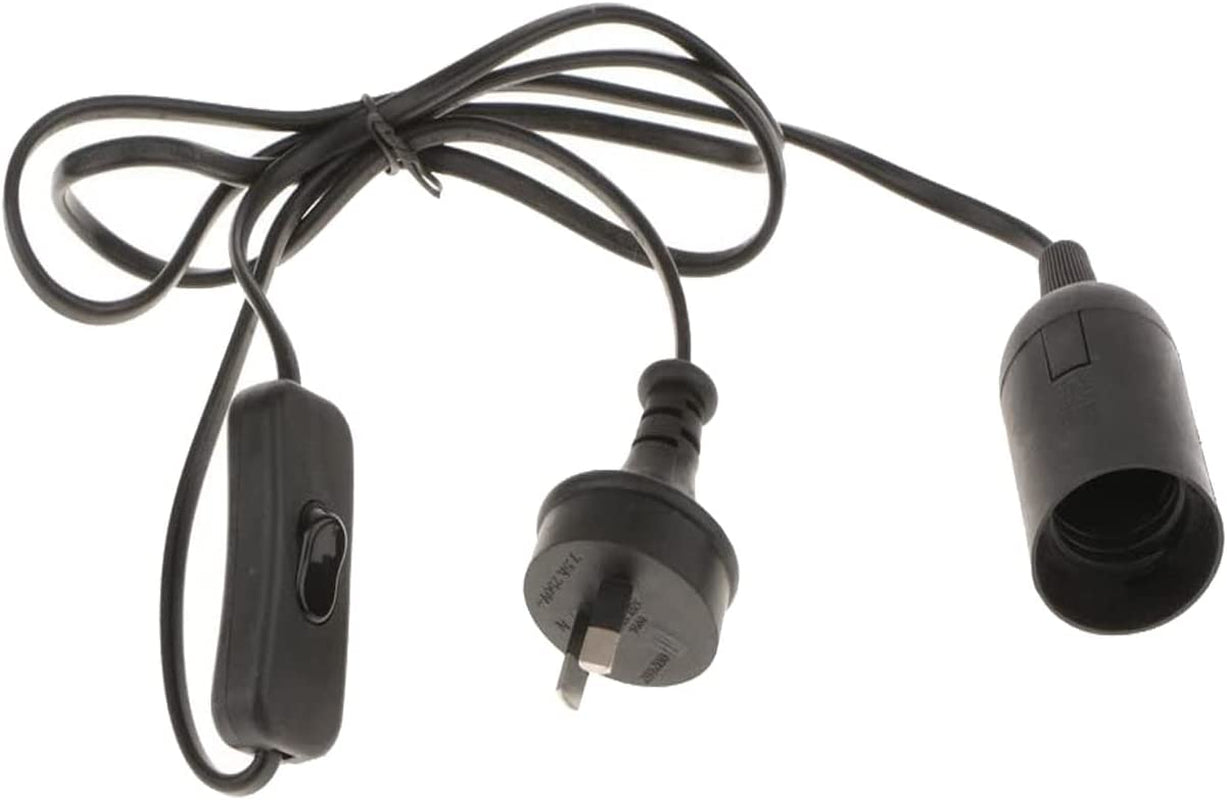 E27 Hanging Lantern Cord Cable, 2 Packs 3.7M Light Lamp Cord Set Plug in Hanging Light Kit with On/Off Switch for Bedroom Plant Growth Light