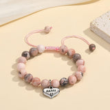 Happy Birthday Gifts for 5-25 Year Old Girls, Birthday Braided Beads Bracelet Gifts for Age 5 to 25 Daughter Granddaughter Niece