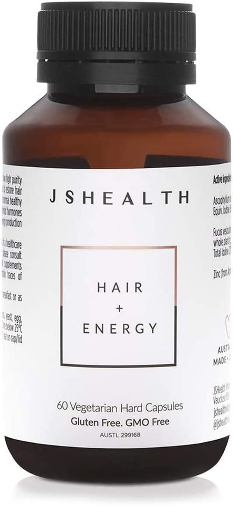 Vitamins Hair and Energy Formula | Hair Vitamins for Women and Men | Zinc and Iodine Supplement Hair Growth Vitamin | Hair Loss Supplements | Hair Loss Products for Healthy Hair(60 Capsules)