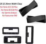 20 22 26Mm Rubber Replace Watch Strap Band Keeper Loop Security Holder Retainer Ring for Garmin Fenix 5S 5 5Xplus 6S 6 6X Plus
