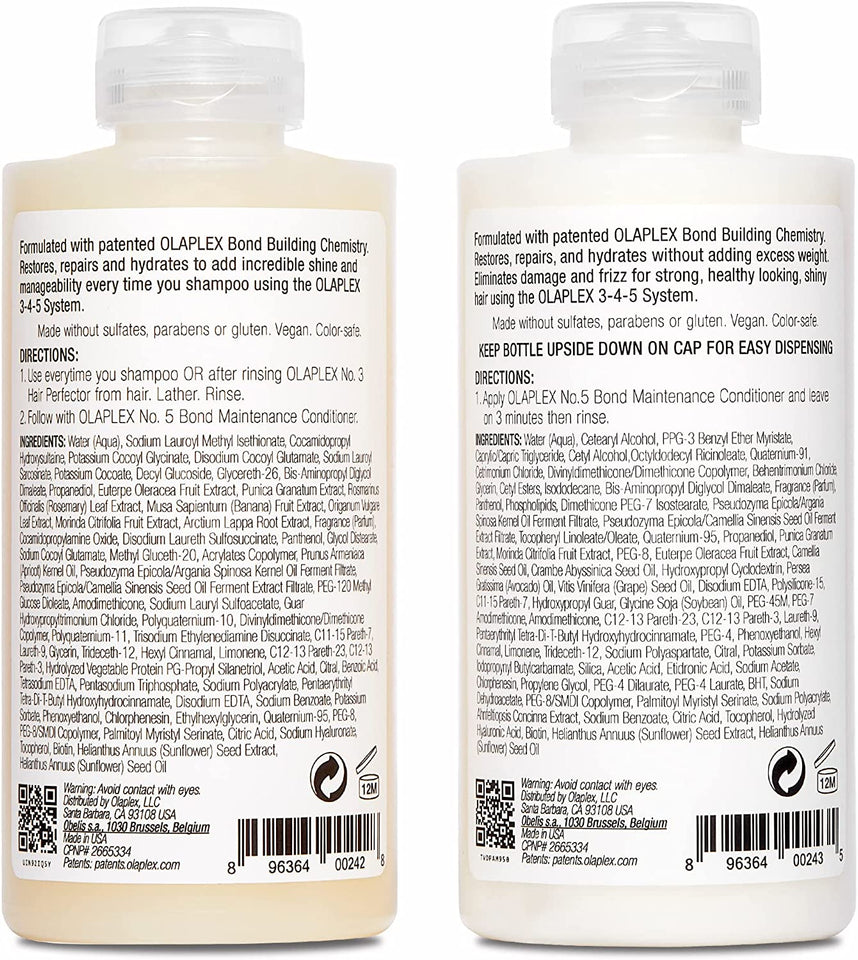 Pack: No.4 + No.5 - Daily Cleanse and Condition Duo - 500Ml (2X 250Ml)