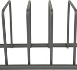 Alloy Steel Euro Kitchen Organizer for Plates, Cutting Boards, Bakeware Cooling Racks, Pots & Pans, Serving Trays, Reusable Containers, and Lids, Industrial Gray