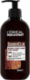 L'Oréal Paris 3-In-1 Beard, Face and Hair Cleansing Wash for Men, Enriched with Essential Oils, Men Expert Barber Club, 200Ml