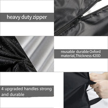 Load image into Gallery viewer, King Size Mattress Bags for Moving and Storage,Waterproof Dust-Proof Mattress Storage Bag with 4 Handles and Zipper,Reusable Mattress Cover for Outdoor Mattress Protector,Black
