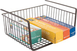 York Lyra Metal under Shelf Basket, Bronze
