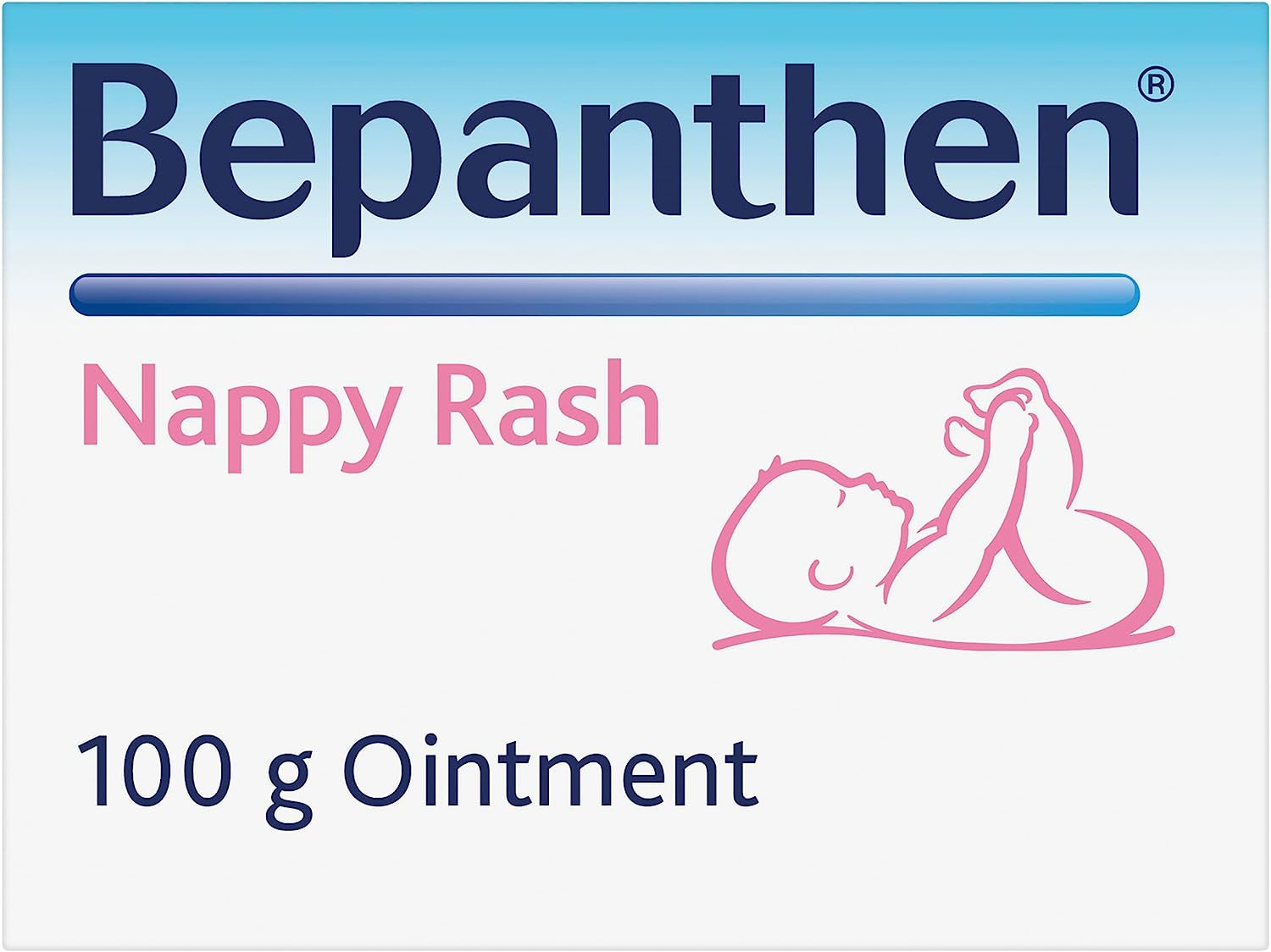 Bepanthen Nappy Rash Ointment Has a Unique Dual Action to Help Treat and Prevent Nappy Rash, Soothing and Hydrating Baby Skin Ointment, 100 G