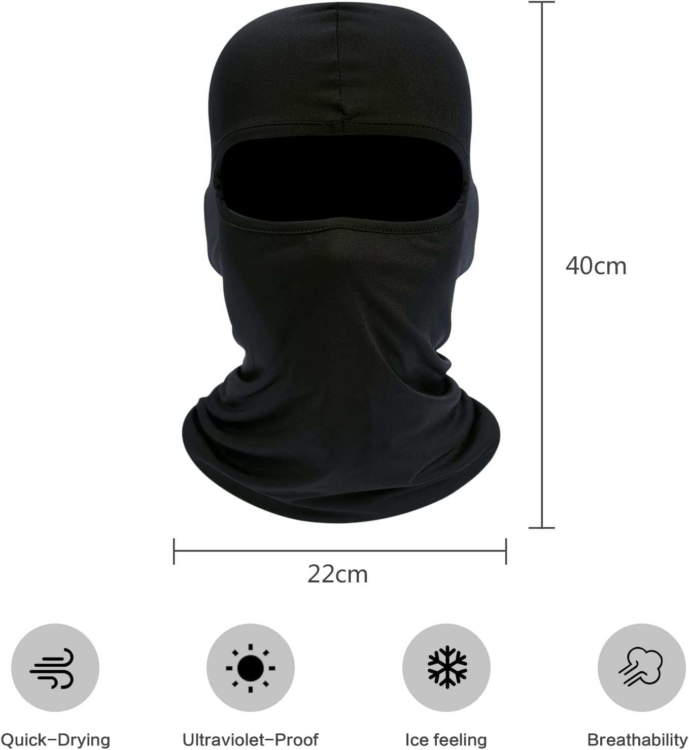 Lycra Fabrics Ski Face Mask Motorcycle Cycling Bike Bandana Hiking Skateboard Balaclava