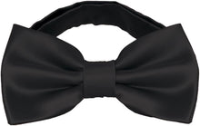 Load image into Gallery viewer, Mens Classic Pre-Tied Satin Formal Tuxedo Bowtie Adjustable Length Large Variety Colors Available, by
