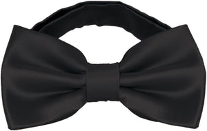 Mens Classic Pre-Tied Satin Formal Tuxedo Bowtie Adjustable Length Large Variety Colors Available, by