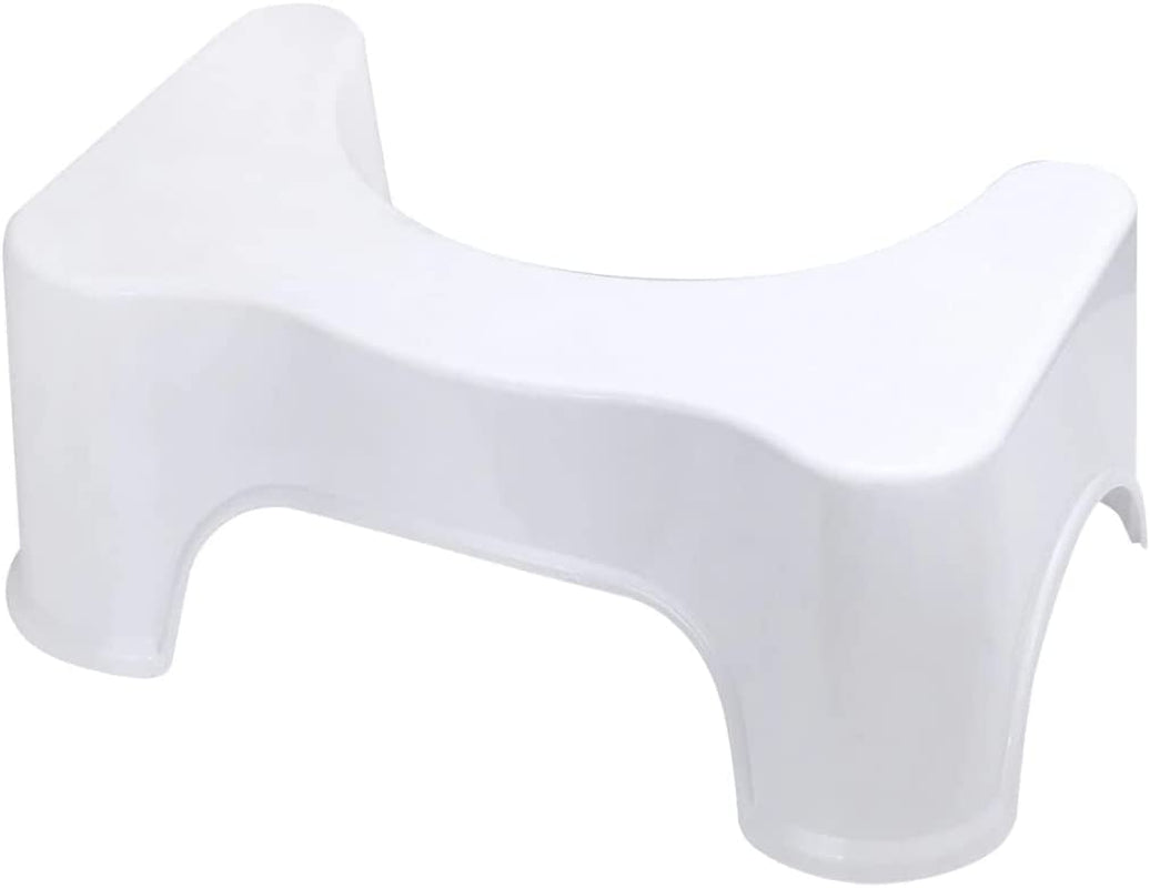 Bathroom Toilet Stool, Foot Step Stool, Footstools, for Constipation Piles Relief Foot Stool - Anti-Slip Bathroom Accessories (Light Grey)