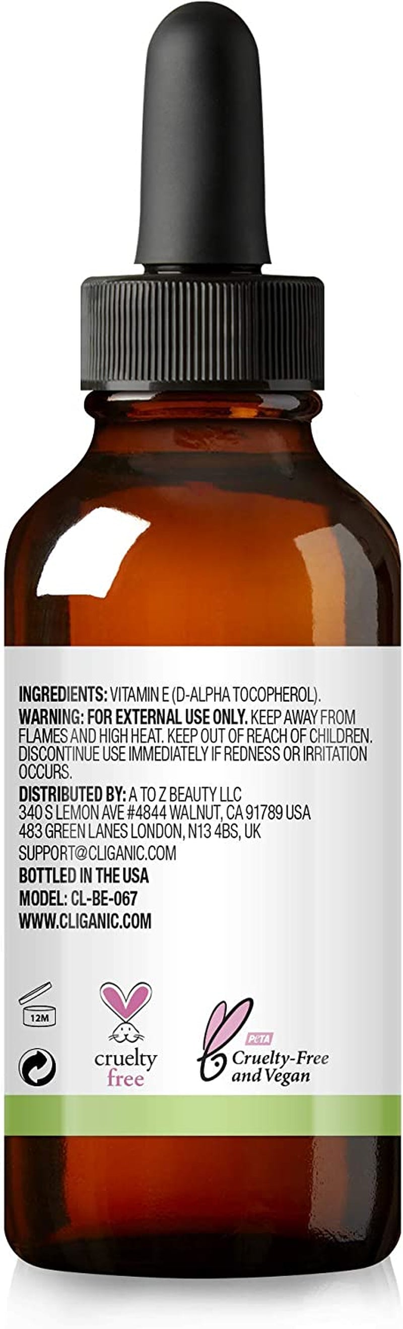 100% Pure Vitamin E Oil for Skin, Hair & Face - 30,000 IU, Non-Gmo Verified | Natural D-Alpha Tocopherol