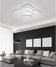 Load image into Gallery viewer, Modern Ceiling Light,Led Chandelier Flush Mount,Square Shape White Ceiling Light for Living Room Bedroom,72W/Cool White
