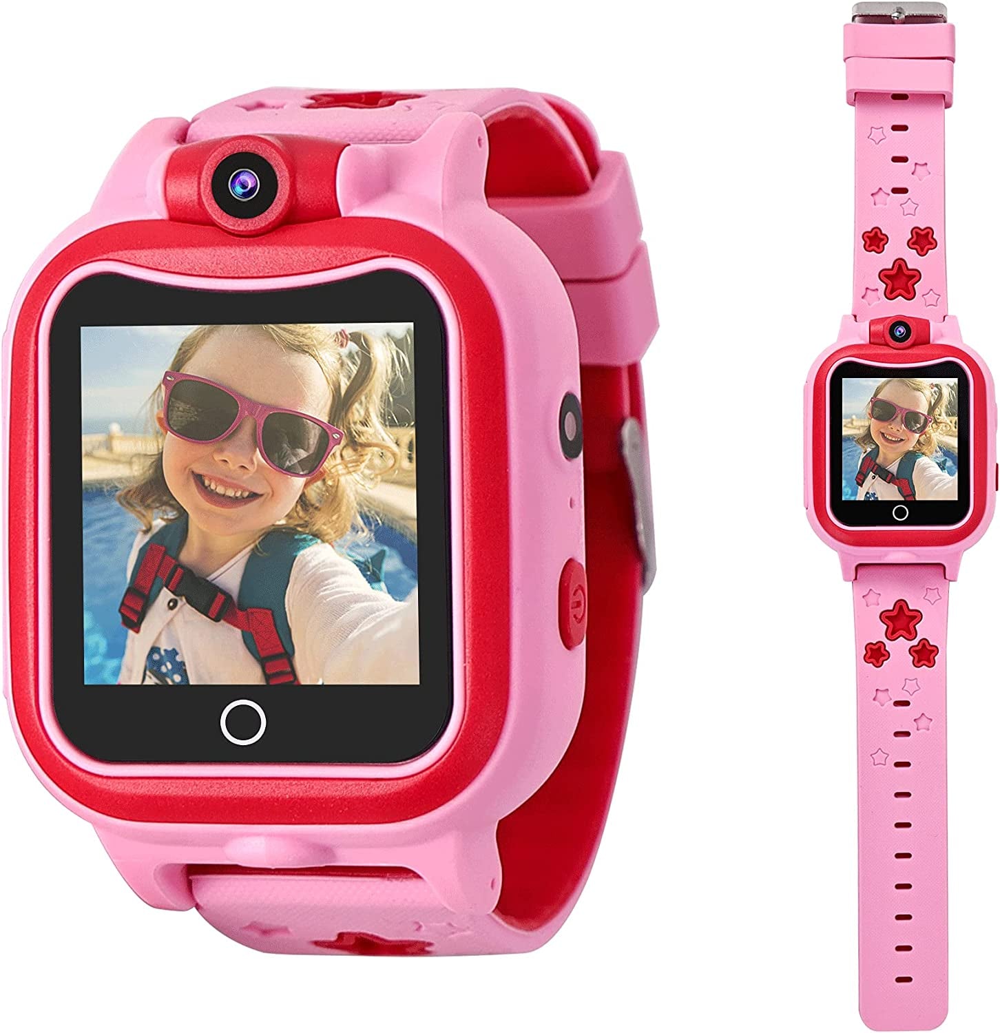 Toys for 3-8 Year Old Girls Kids Watch with Camera Smart Watches for Kids Birthday Gifts for 4 5 6 7 8 9 Girl, Strap