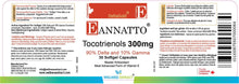Load image into Gallery viewer, E Annatto Tocotrienols Deltagold 300Mg, Vitamin E Tocotrienols Supplements 30 Softgel Capsules, Tocopherol Free, Supports Immune Health &amp; Antioxidant Health (90% Delta &amp; 10% Gamma) (Pack of 1)

