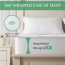 Load image into Gallery viewer, Mattress Protector King, Bamboo Mattress Cover Waterproof, 76&quot;X 80&quot; Bed Cover Noiseless Breathable Soft, Machine Washable Fitted Deep Pocket Mattress Pad Cooling for Baby Pregnant Women Older
