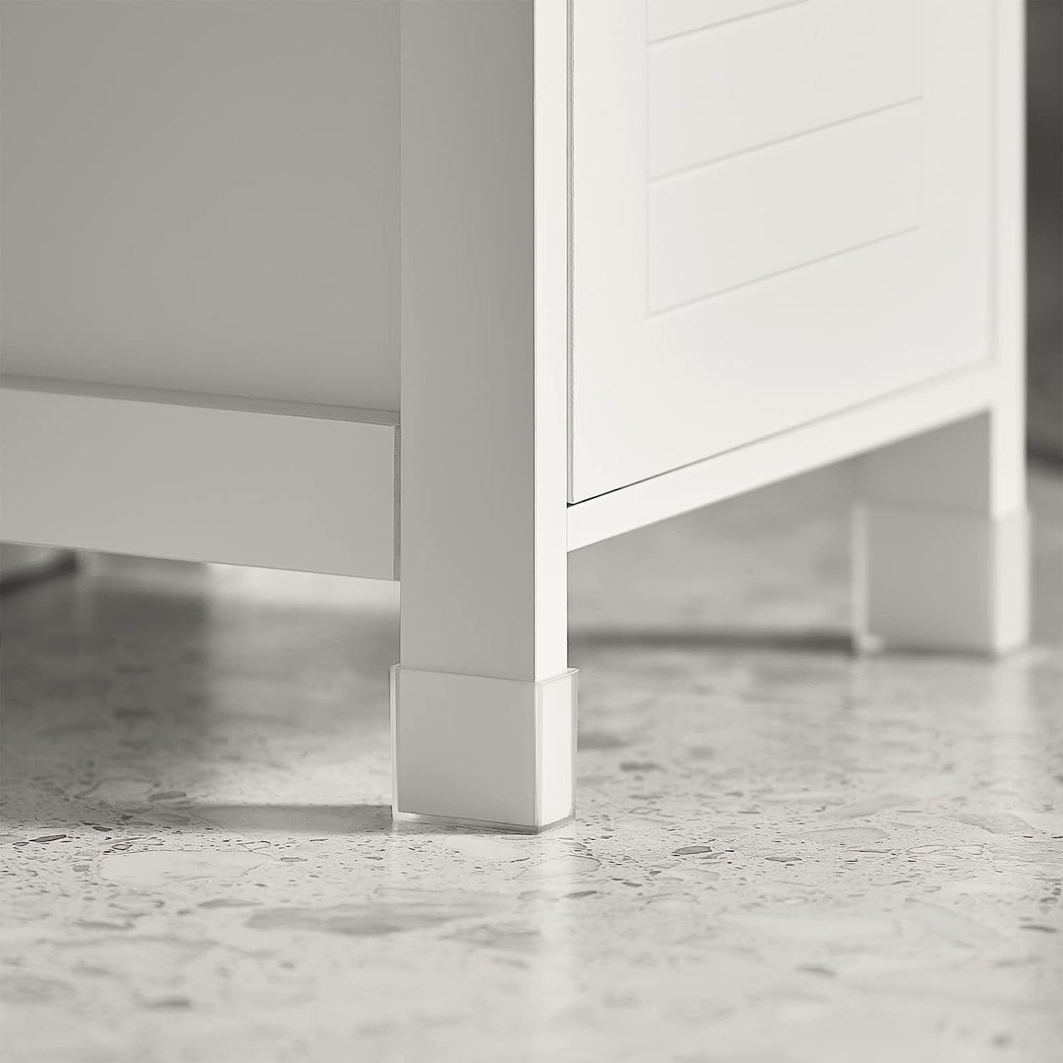 Freestanding Cabinet, 2 Drawers and Shelf, Cupboard for Bathroom, Bedroom, Standing Shelves with Drawers, FRG127-W