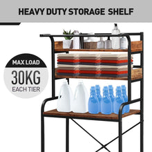 Load image into Gallery viewer, 3 Tier Storage Rack over Laundry Machine Industrial Bathroom Shelf Freestanding Washer Dryer Organiser Rack over the Toilet Rack Laundry Storage Shelves 70X40X155Cm
