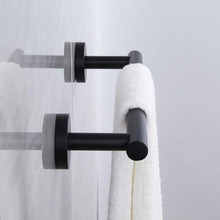 Load image into Gallery viewer, Matte Black Hand Towel Bar SUS 304 Stainless Steel 12-Inch Towel Rack Holder for Bathroom Wall Mount
