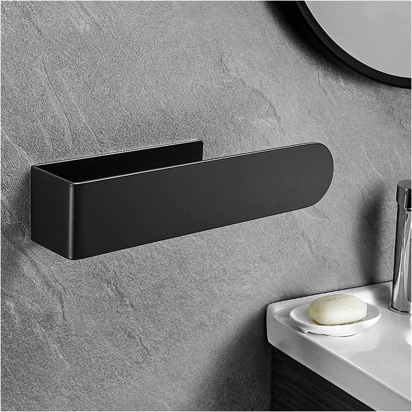 Towel Holder Bathroom Hand Towel Bar, Towel Ring Strong Hold Thicken Stainless Steel Towel Rack- Sticky Towel Hanger, Contemporary Style Self Adhesive