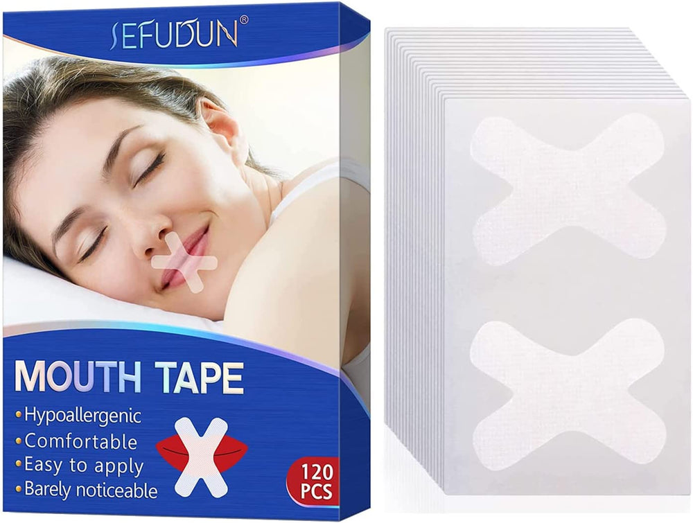 Sleep Strips 120 Pcs, Anti-Snoring Device Advanced Soft Mouth Tape to Stop Snoring, Mouth Sleep Strips for Better Nose Breathing Sleep, Snoring Reduction