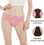 Teen Girls' Period Underwear for Age 8-16 Cotton Menstrual Panties 3-Pack