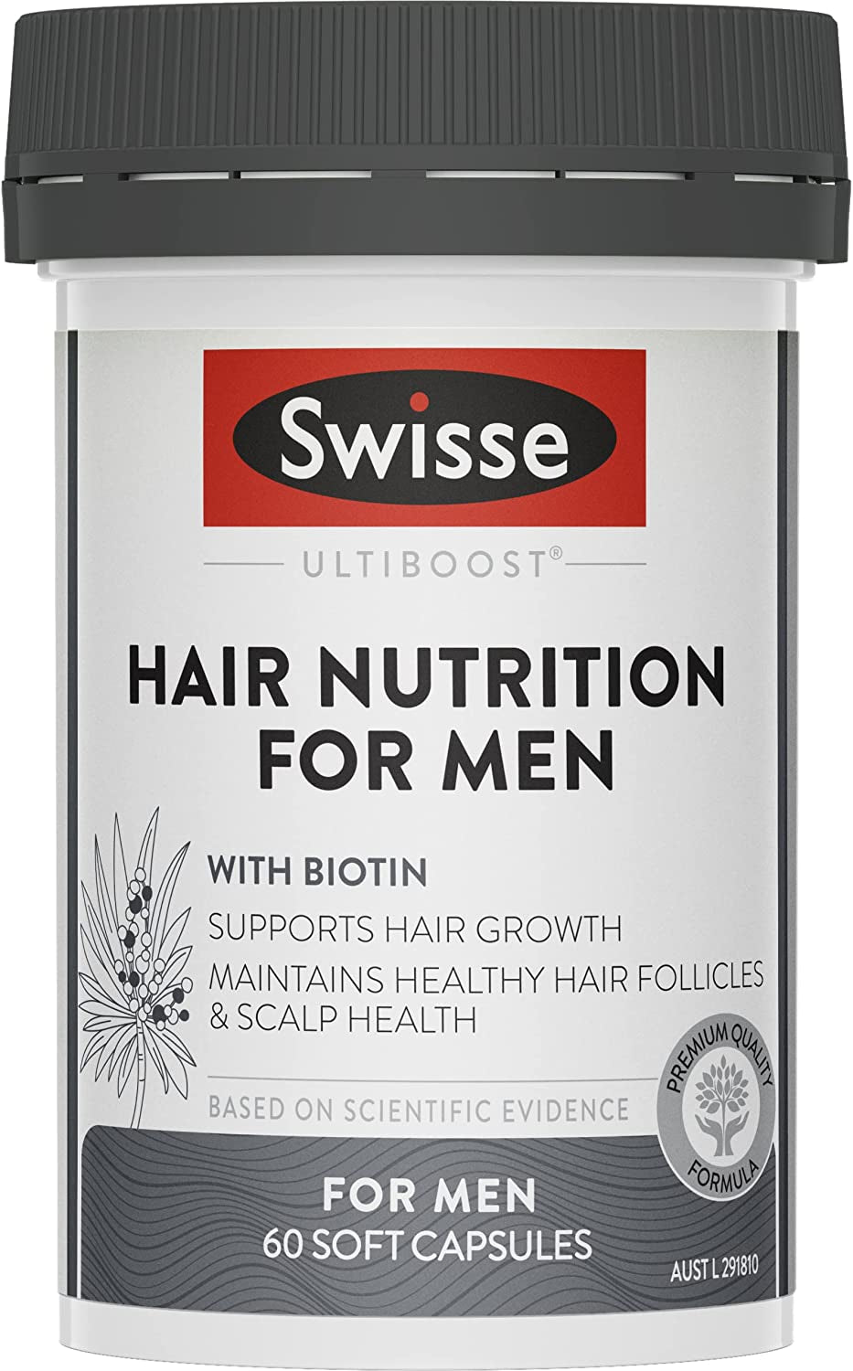 Ultiboost Hair Nutrition for Men 60 Capsules