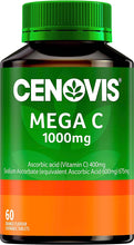 Load image into Gallery viewer, Mega Vitamin C for Immune Support 1000Mg - 60 Orange Flavour Chewable Tablets
