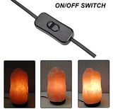 Salt Lamp Power Cord 1.8M Cable with 2 Free E14 Bulbs, Salt Lamp Cord Original Replacement with On/Off Switch and Metal Clip, for Himalayan Crystal Salt Rock Lamp - 240V SAA Standard