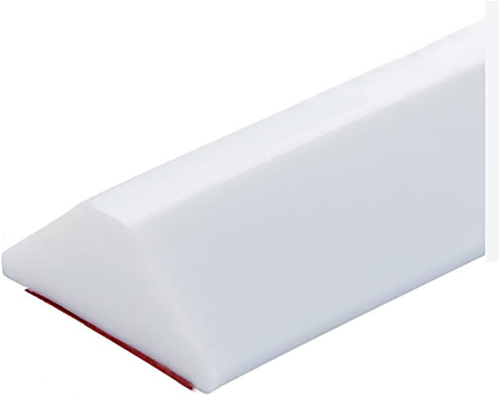 Collapsible Shower Threshold Water Dam Shower Barrier Shower Door Dam Silicone Self-Adhesive Water Stopper Wet Room Bathroom,White,160Cm