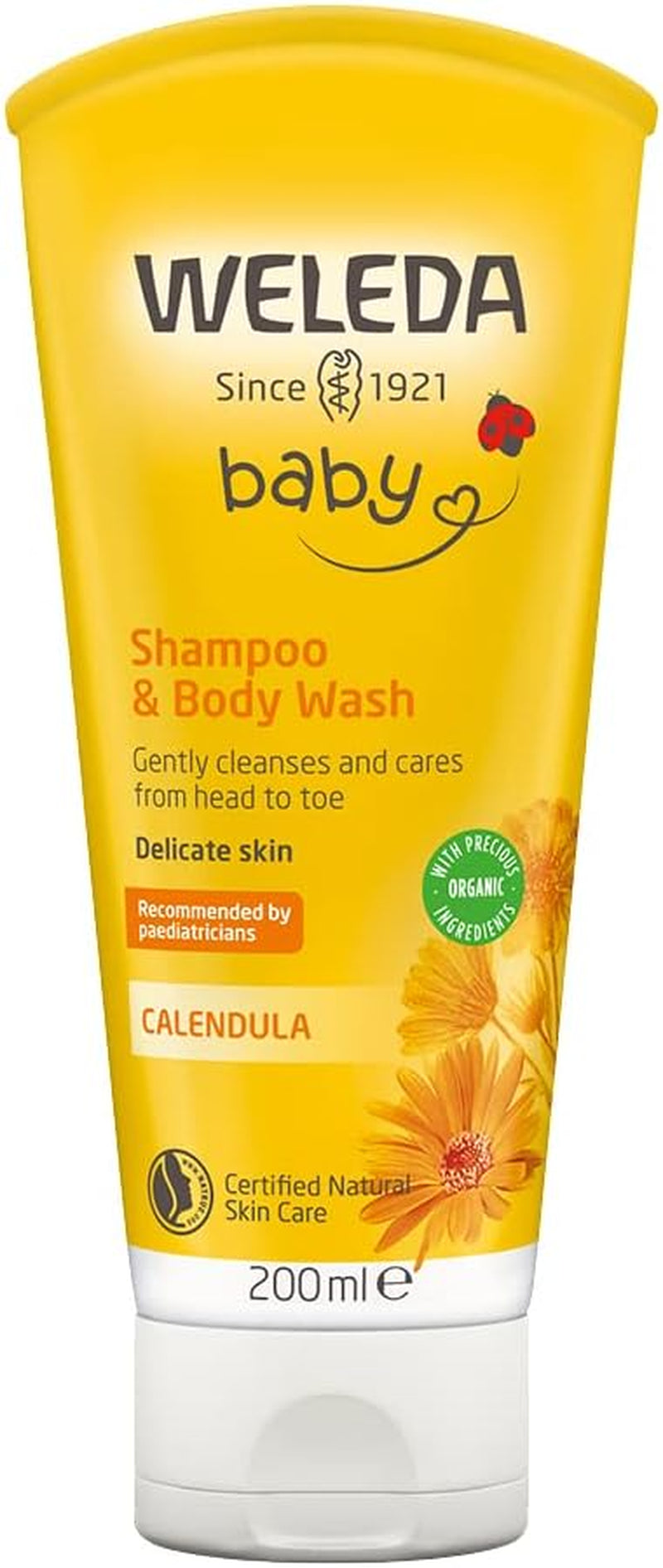 Calendula Shampoo and Body Wash, 200Ml