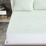 Bamboo Mattress Protector, Breathable Bamboo Waterproof Mattress Protector, Queen Size Hypoallergenic Fully Fitted Mattress Protector (Queen Size)