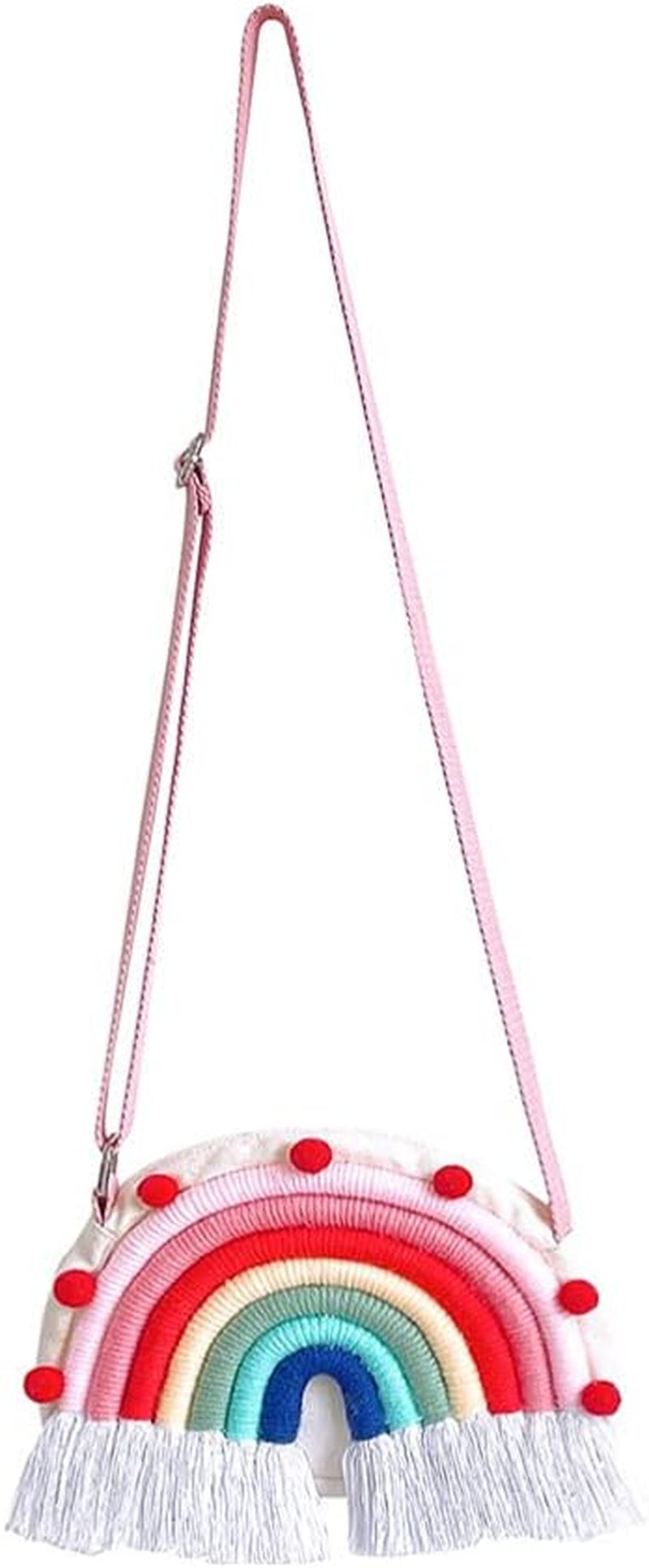 Zipper Wallet Kids Toddler Purse Rainbow Handbag Creative Crossbody Bag Hanging Decor Kids Purse