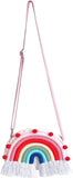 Zipper Wallet Kids Toddler Purse Rainbow Handbag Creative Crossbody Bag Hanging Decor Kids Purse
