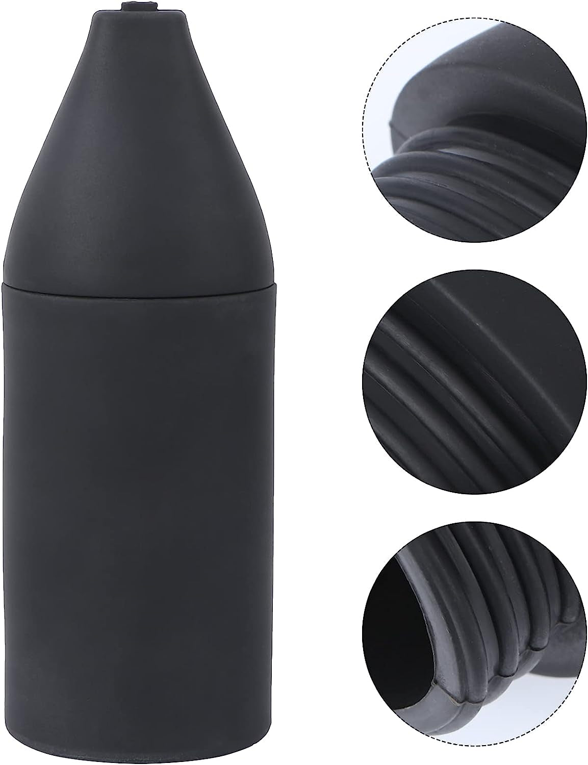 Travel Toiletries Containers Empty Silicone Bottle Squeeze Dispenser Refillable Bottle Dish Washing Detergent Hand Soap (Black) Travel Lotion Container