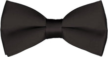 Load image into Gallery viewer, Mens Classic Pre-Tied Satin Formal Tuxedo Bowtie Adjustable Length Large Variety Colors Available, by
