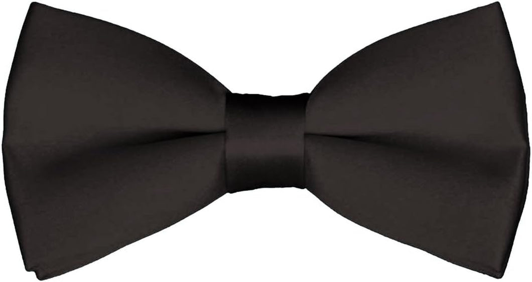 Mens Classic Pre-Tied Satin Formal Tuxedo Bowtie Adjustable Length Large Variety Colors Available, by