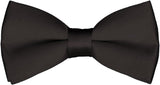 Mens Classic Pre-Tied Satin Formal Tuxedo Bowtie Adjustable Length Large Variety Colors Available, by
