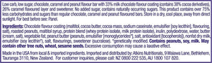 Endulge Caramel Nut Chew Bars | Keto Friendly Bars | 5 X 34G Low Carb Caramel Chocolate Bars | Low Carb, Low Sugar, High Fibre | 5 Bar Pack
