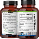 Myo-Inositol 120 Veggie Capsules, 2000 Mg per Serving, 100% Pure, Pharmaceutical Grade, Vegan, Non-Gmo and All Natural