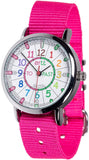 Learn the Time Past/To Girls Watch Pink #ERW-COL-PT-PK
