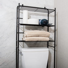 Load image into Gallery viewer, 3 Tier Toilet Rack, Black
