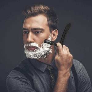100 BLADES +  Professional Classic Straight Edge Barber Razor - Salon Quality Cut Throat Shavette
