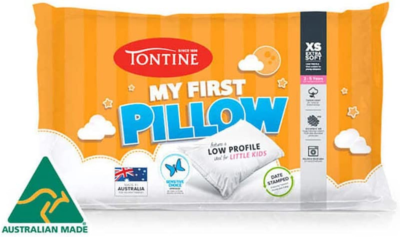 My First Extra Soft and Low Pillow, White
