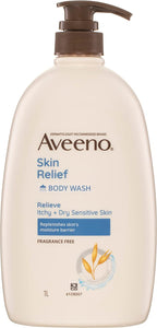 Active Naturals Skin Relief Fragrance Free Body Wash 1L