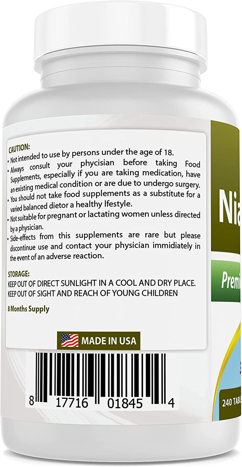 Niacinamide 500 Mg 240 Tablets