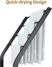 Load image into Gallery viewer, Towel Racks for Bathroom, Free Standing Towel Rack, 4 Tier Metal Towel Bar Stand for Bathroom, Blanket Ladder Holder, Drying and Display Rack for Oversized Bath Towel, Pool Towel Racks Outdoor
