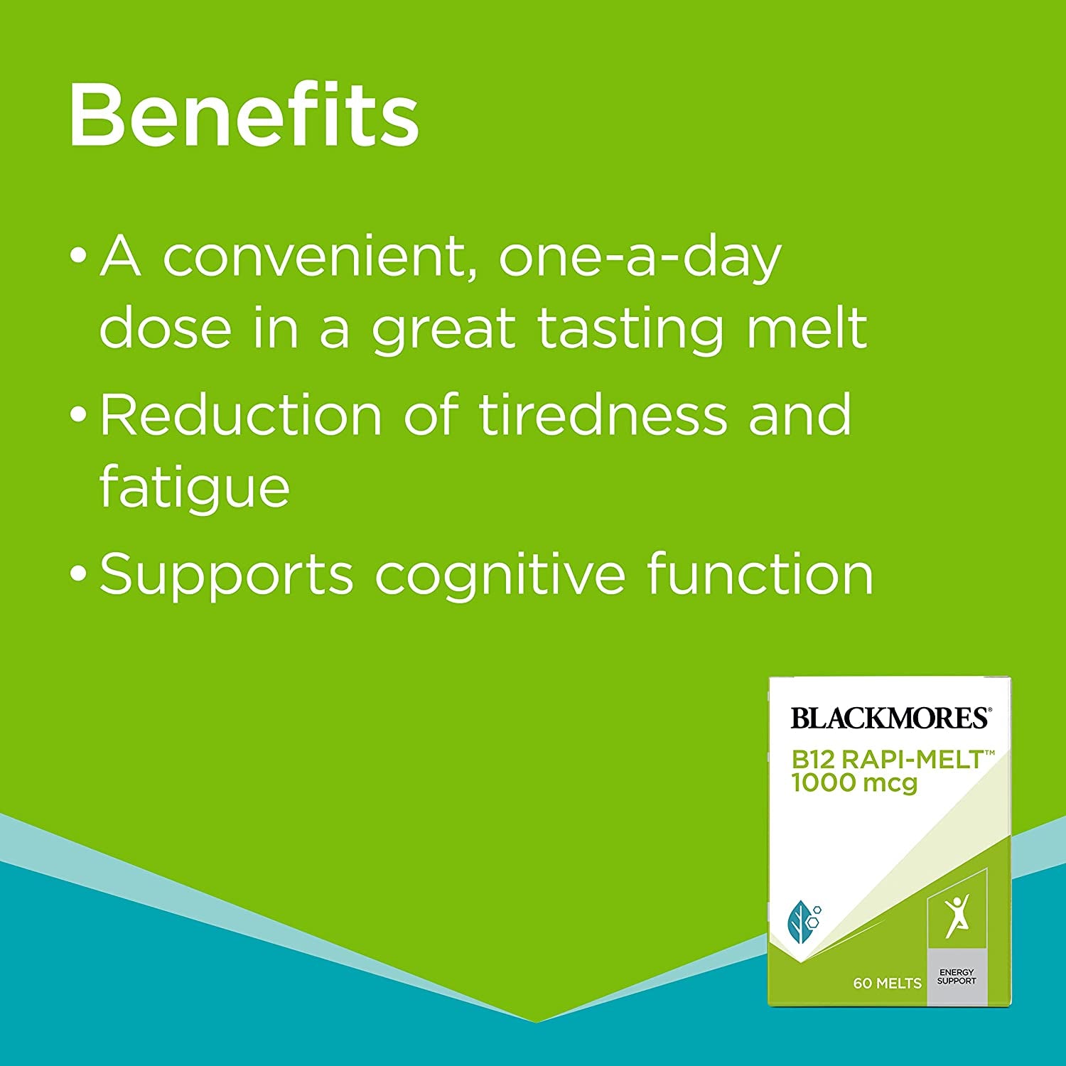 B12 Rapi – Melt 1000Mcg (60 Tablets)