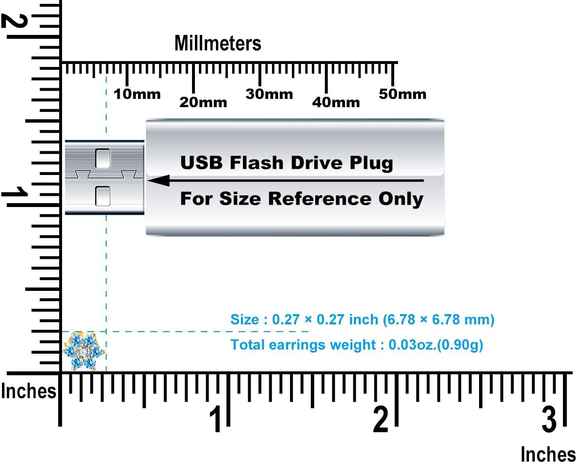 Hypoallergenic Kids Stud Earrings 925 Sterling Silver Gifts for Little Girls (Nickel Free)