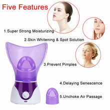 Load image into Gallery viewer, Beauty Nymph Spa Home Facial Steamer, Sauna Pores with Timer and Extract Blackheads, Rejuvenate and Hydrate Your Skin for Youthful Complexion
